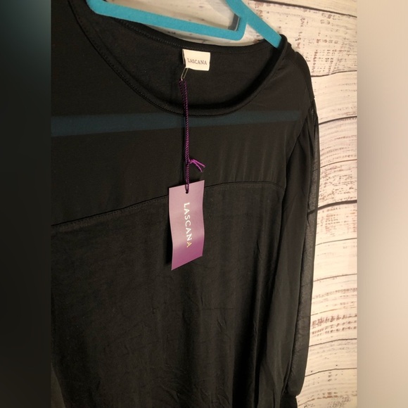 Lascana VENUS NWT Black Women's Top size 4/6 - Picture 5 of 14